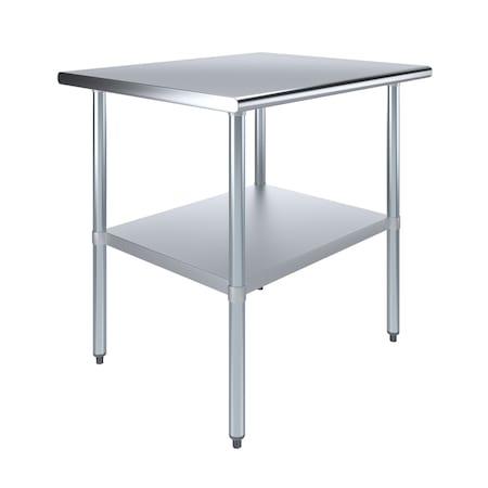 Amgood 30 in. x 36 in. Stainless Steel Table AMG WT-3036